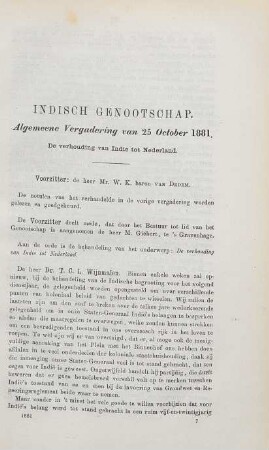 Algemeene vergadering van 25 October 1881