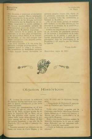 Objetos Históricos