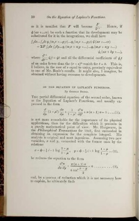 On the equation of laplace´s functions.