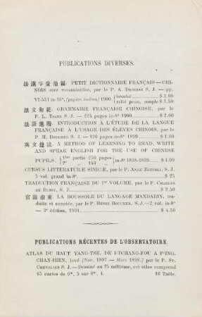 Publications diverses