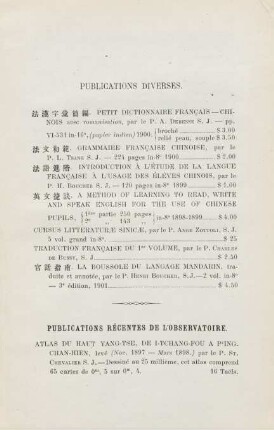 Publications diverses