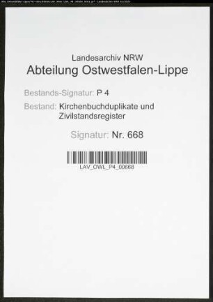 Kirchenbuchduplikat der katholischen Gemeinde Körbecke (GHT 1851-1854). (Gemeinde: Körbecke, katholische Gemeinde)