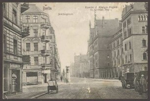 Ansichtskarte Kaserne der Königin Augusta Garde-Grenadiere, Jüterbogerstraße