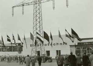 Technische Messe Leipzig, 1962, Hochspannungsmast