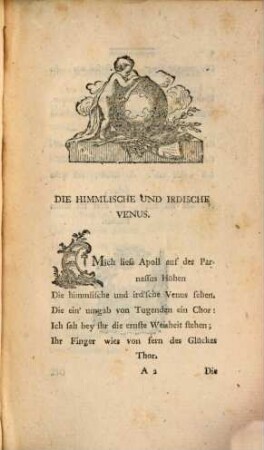 Vermischte Gedichte, Zweiter Theil