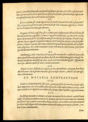 Ex Materia Contractuum.