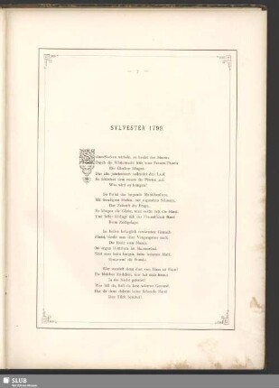 Silvester 1799 (J. Hefty)