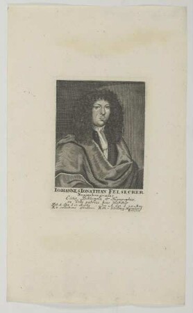Bildnis des Iohannes Ionathan Felsecker