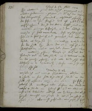 Zürich/Baden/Aarau/Solothurn/Bern 6. - 11. November 1714