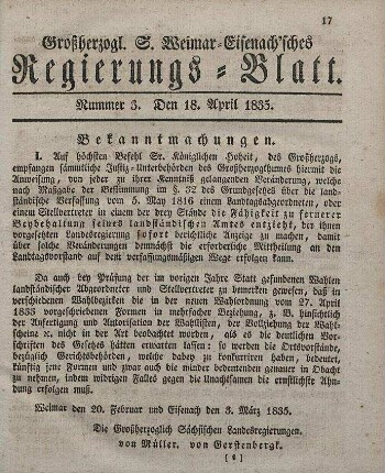 Nr. 3 : 18. April 1835