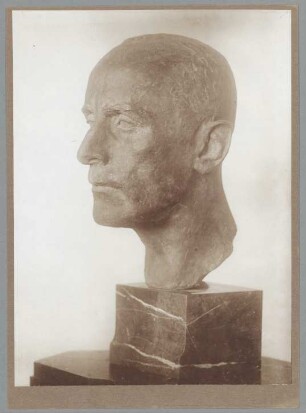 Porträt Harry Graf Kessler, 1916, Bronze