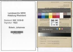 Entnazifizierung Johannes Bolwin , geb. 03.09.1897 (Grosshaendler)