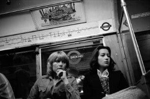 In London in der Underground