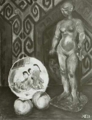 Stilleben mit Figur