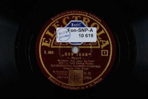 "Don Juan" : 1. Akt; Rezitativ: Don Juan, Du hier?; Arie: (1. Teil) Schöne Donna / Mozart