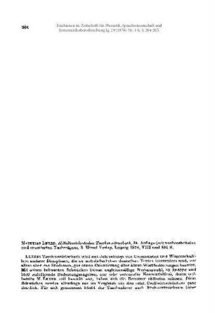 Matthias Lexer: Mittelhochdeutsches Taschenwörterbuch, 34. Auflage (mit neubearbeiteten und erweiterten Nachträgen) [Rezension]