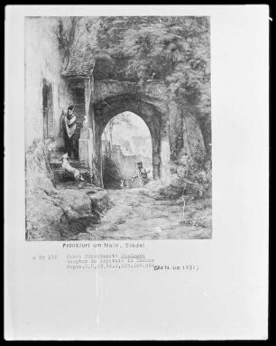 Tor der Ruine Eppstein im Taunus
