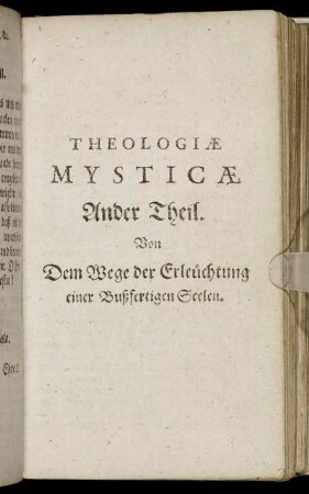 2: Theologiae Mysticae ... Theil. 2