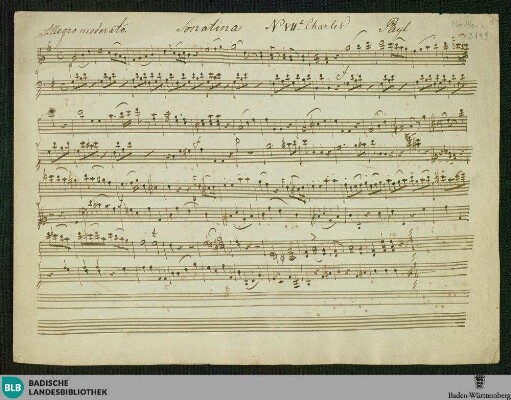 Duets - Don Mus.Ms. 2149 : pf, vl; G; BenP 576
