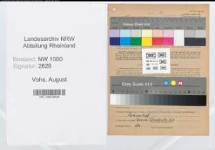 Entnazifizierung August Vohs, geb. 21.04.1902 (Brandmeister)