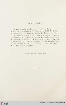Ernennungen