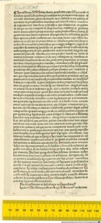 Motu proprio de beneficiis ecclesiasticis vacantibus vel vacaturis. 1481.08.30.