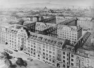 Portalanlagen des Verwaltungsgebäudes D. Stempel AG (Verwaltungsgebäude); Frankfurt, Hedderichstraße 104, Hedderichstraße 106