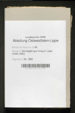 Kriegsjahre 1646-1649