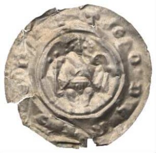 Fundmünze, Brakteat, 1242 - 1272
