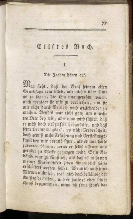 Eilftes Buch.