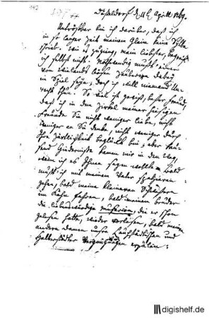 142: Brief von Johann Georg Jacobi an Johann Wilhelm Ludwig Gleim