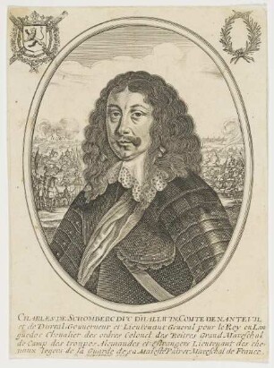 Bildnis des Charles de Schomberc Duc d'Halwin