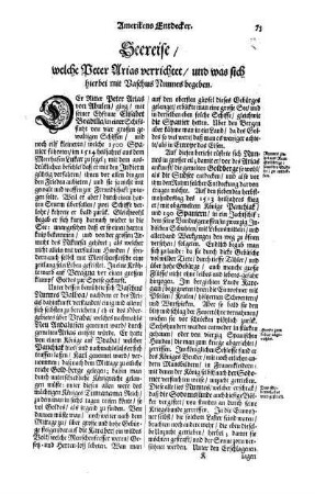 welche Peter Arias verrichtet / und was sich hierbei mit Vaschus Nunnes begeben.