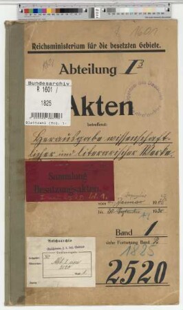 Herausgabe wissenschaftlicher und literarischer Werke: Bd. 1