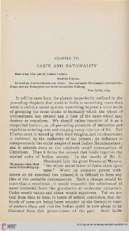 278-301 Chapter VII: Caste and Nationality