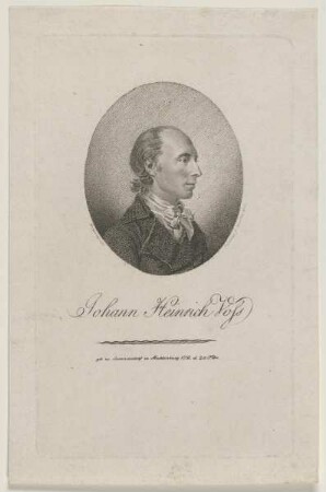 Bildnis des Johann Heinrich Voss