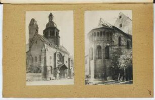 Pauluskirche, Worms: Ansichten (aus: Skizzen- und Fotoalbum 7)