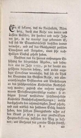 In Triplo gleichlautend ausgefertigter Grundvertrag zwischen Einem Hochloeblichen Rath der Reichsstadt Nuernberg, und dem Loeblichen Kollegio der respektive Herren Genannten des Groessern Raths daselbst