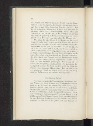 Trinkwasserleitung.