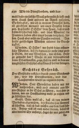 230-234, Sechstes Gespraech