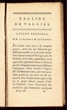 Lettre I - Lettre XLIX