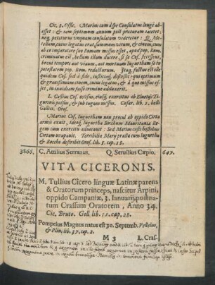 Vita Ciceronis.