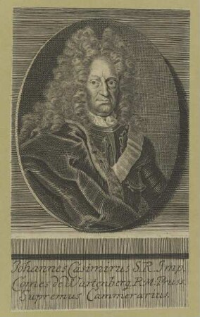 Bildnis des Johannes Casimirus Comes de Wartenberg