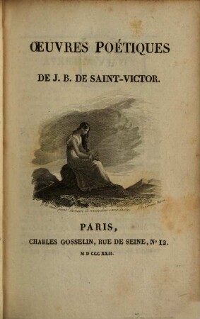 Oeuvres poétiques