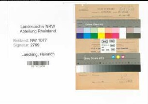 Entnazifizierung Heinrich Luecking , geb. 00.00.0000 (Feuerwehrmann)