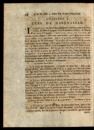 Chapitre I. L'Ere De Nabonassar