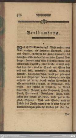 Verläumdung