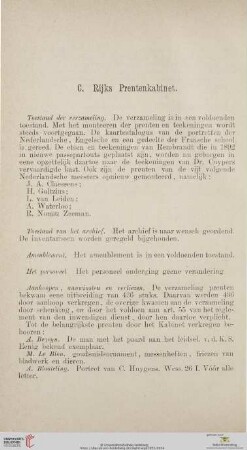 C. Rijks Prentenkabinet
