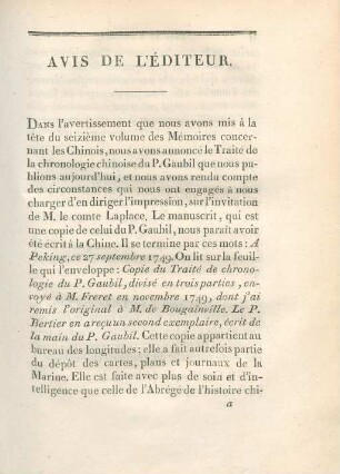 Avertissement de l'éditeur