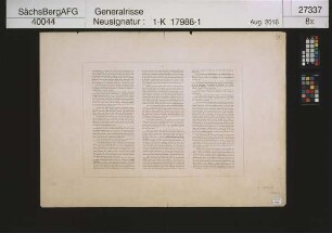 Erste Landvermessung des Kurstaates Sachsen von Matthias Oeder (1586-1607); Reproduktion zum 800. Regierungsjubiläum des Hauses Wettin